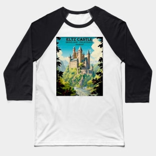 Eltz Castle Rhineland - Palatinate Germany Travel and Tourism Print Baseball T-Shirt